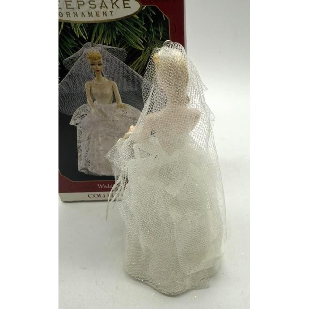 Vintage Hallmark Barbie Wedding Day Keepsake Ornament 1997 Boxed Collector - Picture 4 of 8